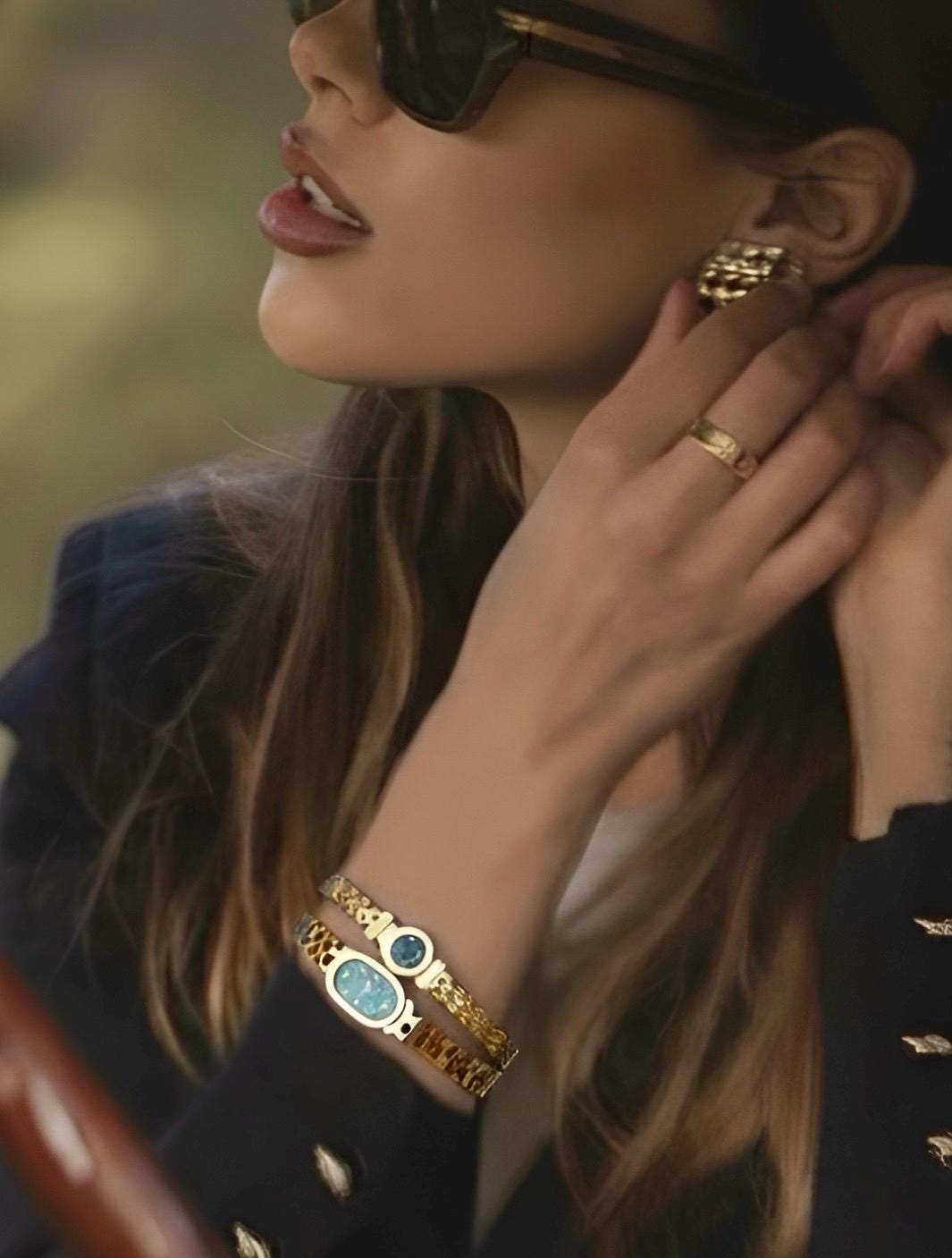 Duo de Bracelets montres acier inox 18K  Style Old Money Hampton